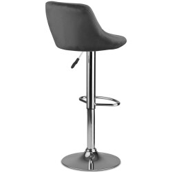 Set scaune de bar Sofotel Nerra 260010-2 (Grey/Chrome) Thumb