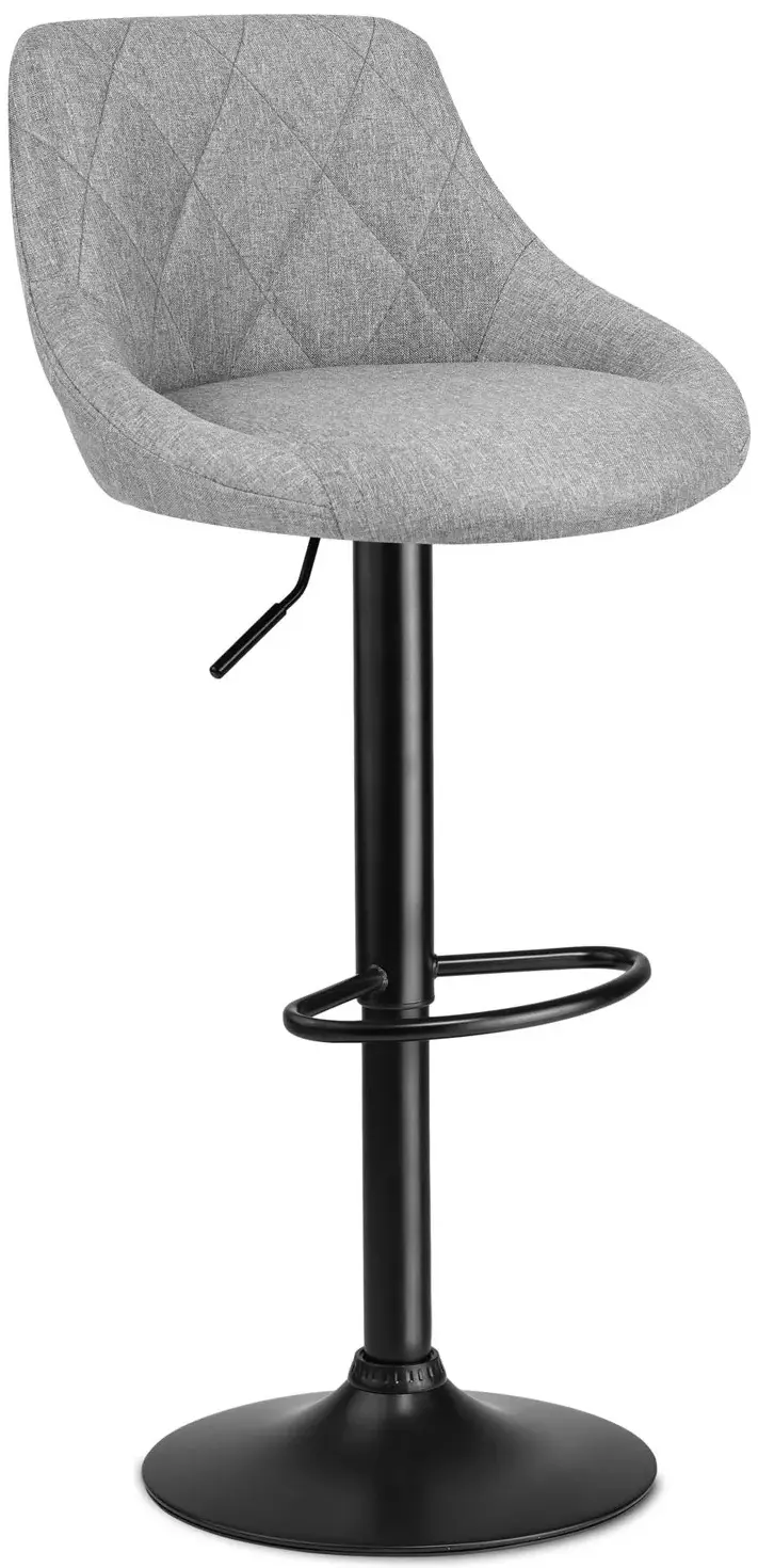 Set scaune de bar Sofotel Nerra 260040-2 (Black/Grey) - 2