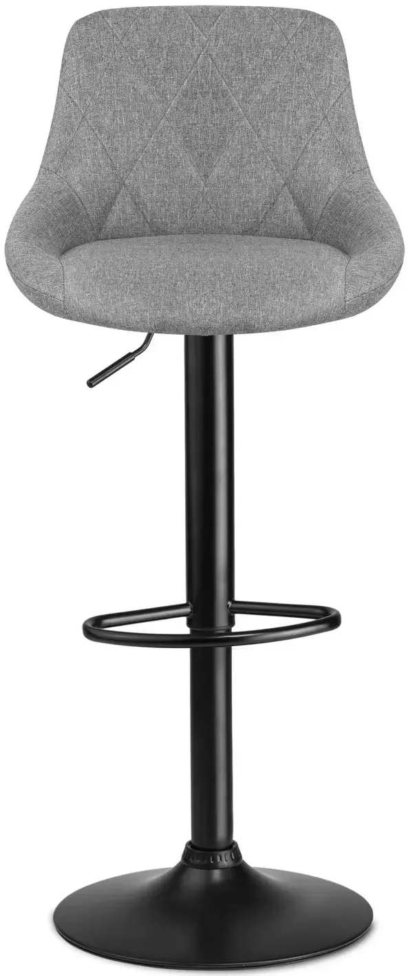 Set scaune de bar Sofotel Nerra 260040-2 (Black/Grey) - 4