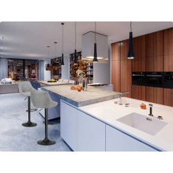 Set scaune de bar Sofotel Nerra 260040-2 (Black/Grey) Thumb