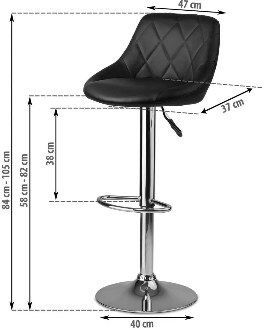 Набор барных стульев Sofotel Nerra (Black)