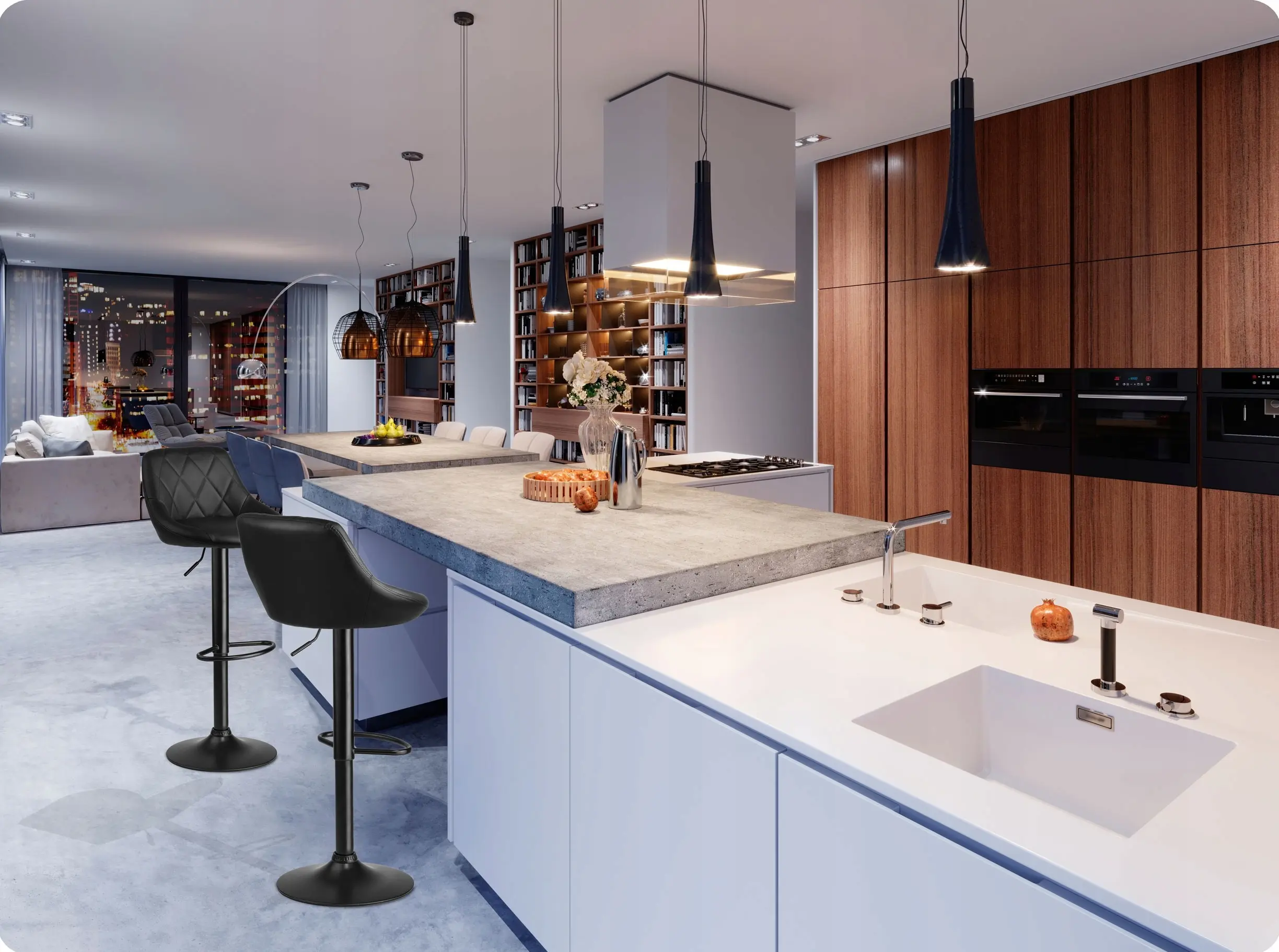 Scaun de bar Sofotel Nerra 260020 (Black) - 5