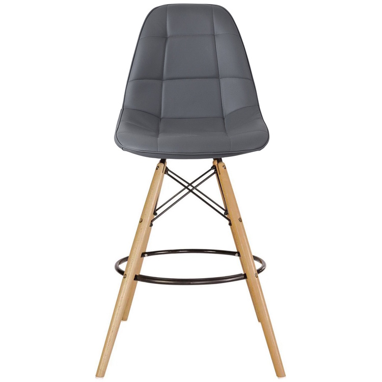 Барный стул Sunrise B-04 PU (Gray/Beech)