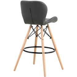 Scaun de bar Sunrise B-07 PU (Gray/Beech) Thumb
