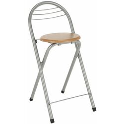 Барный стул Tempo Kondela Boxer (Beech/Aluminium)