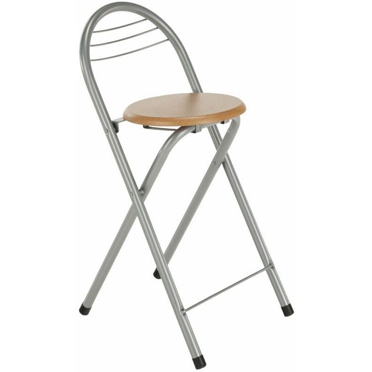 Барный стул Tempo Kondela Boxer (Beech/Aluminium)