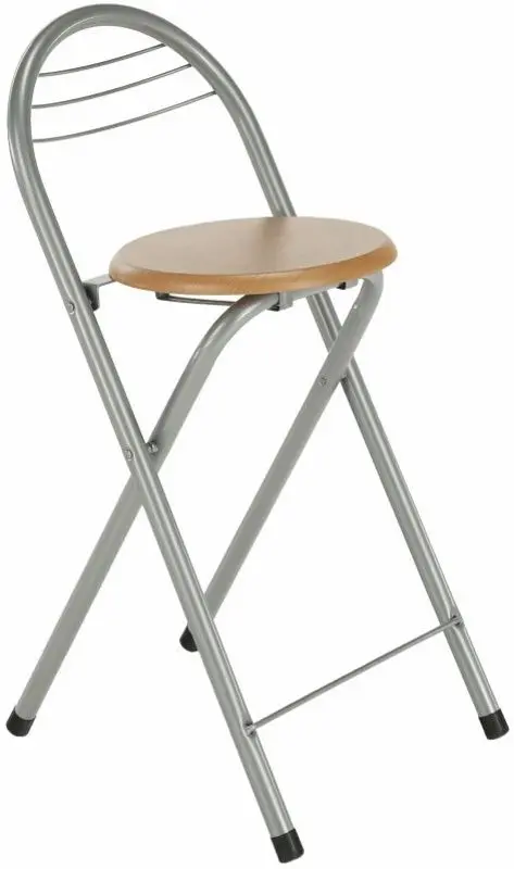 Scaun de bar Tempo Kondela Boxer (Beech/Aluminium)