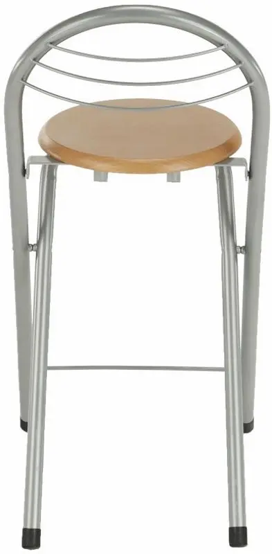Scaun de bar Tempo Kondela Boxer (Beech/Aluminium)