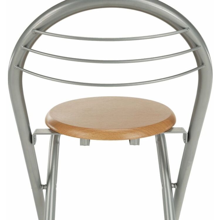 Барный стул Tempo Kondela Boxer (Beech/Aluminium)