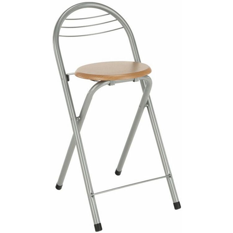 Барный стул Tempo Kondela Boxer (Beech/Aluminium)