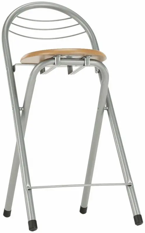 Scaun de bar Tempo Kondela Boxer (Beech/Aluminium)