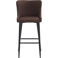 Scaun de bar Tempo Kondela Cezaria (Brown/Black) Thumb