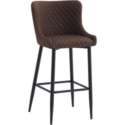 Scaun de bar Tempo Kondela Cezaria (Brown/Black) Thumb