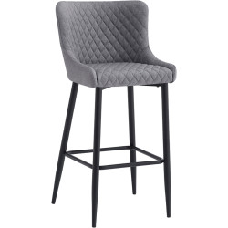 Scaun de bar Tempo Kondela Cezaria (Gray/Black) Thumb