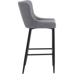 Scaun de bar Tempo Kondela Cezaria (Gray/Black) Thumb