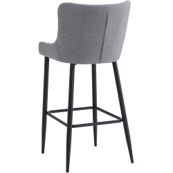 Scaun de bar Tempo Kondela Cezaria (Gray/Black) Thumb