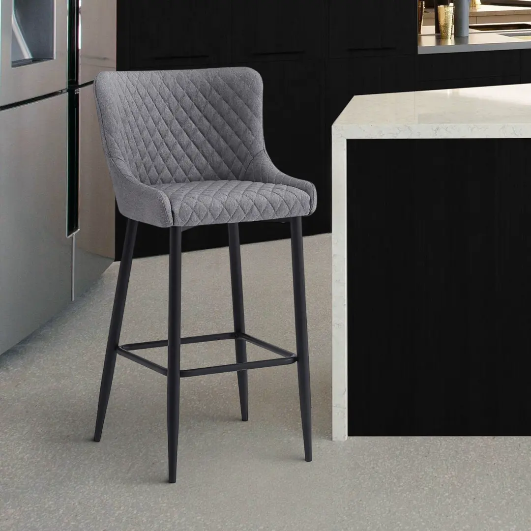 Scaun de bar Tempo Kondela Cezaria (Gray/Black)