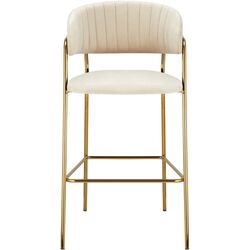 Scaun de bar Tempo Kondela Dasmin Tip 2 (Beige/Gold) Thumb