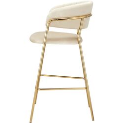 Scaun de bar Tempo Kondela Dasmin Tip 2 (Beige/Gold) Thumb