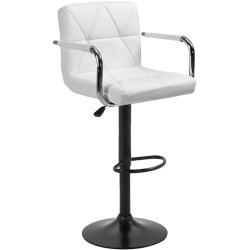 Барный стул Tempo Kondela Fabiola (White/Black) Thumb