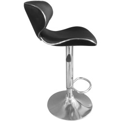 Барный стул Tempo Kondela Hedli (Black/Chrome) Thumb