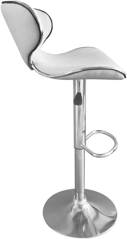 Scaun de bar Tempo Kondela Hedli (White/Chrome)