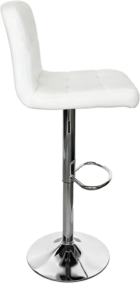 Scaun de bar Tempo Kondela Kandy 2 New (White/Chrome)