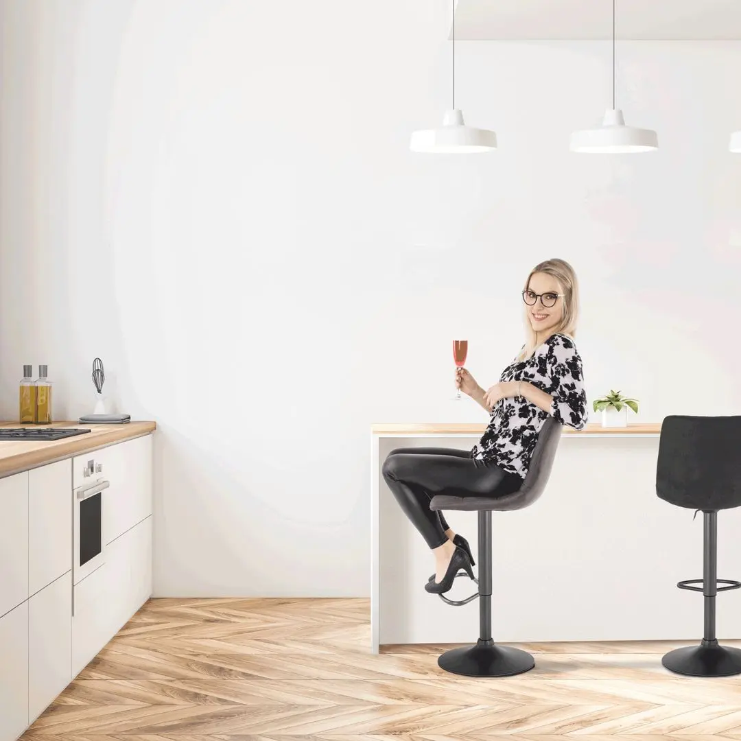 Барный стул Tempo Kondela Lahela (Gray/Black)