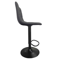Scaun de bar Tempo Kondela Lahela NEW (Grey/Black) Thumb