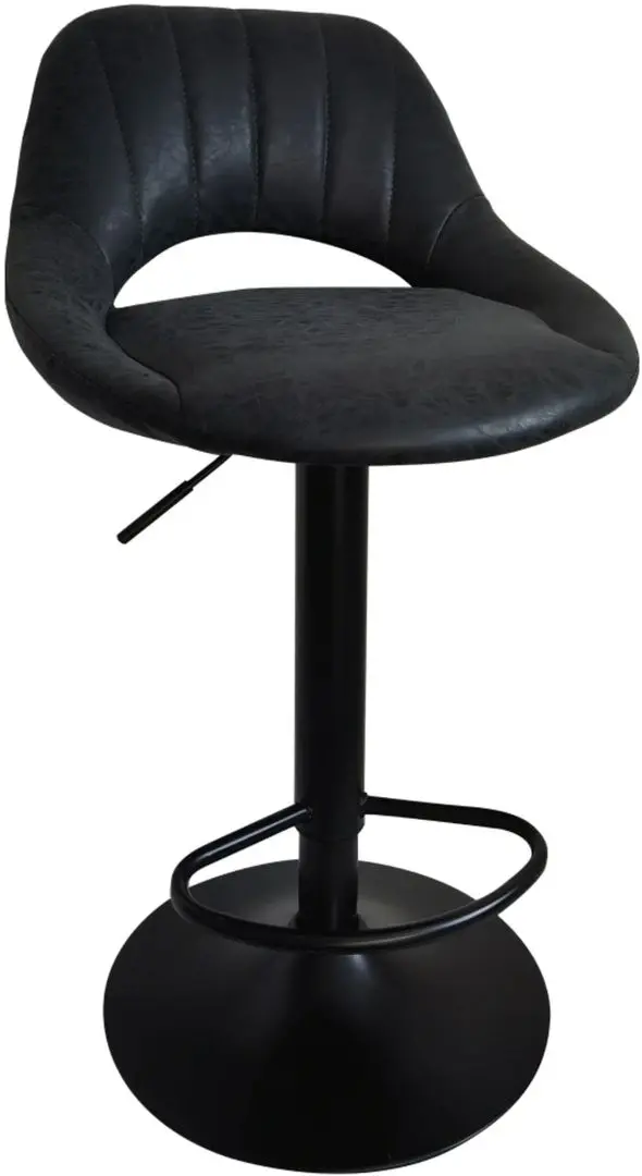 Scaun de bar Tempo Kondela Lorasa New (Black)