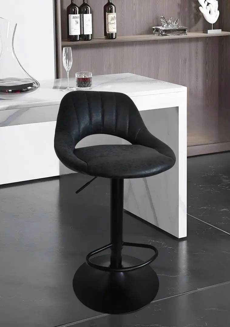 Scaun de bar Tempo Kondela Lorasa New (Black)