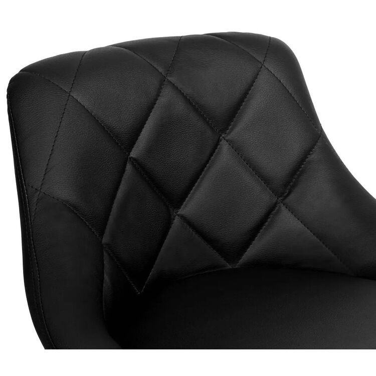 Барный стул Tempo Kondela Marid Leather (Black/Chrome)