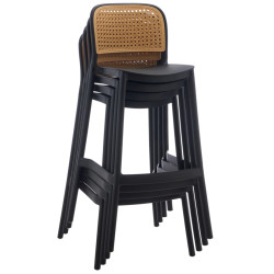 Scaun de bar Tempo Kondela Ravid New Typ 3 (Black/Beige) Thumb