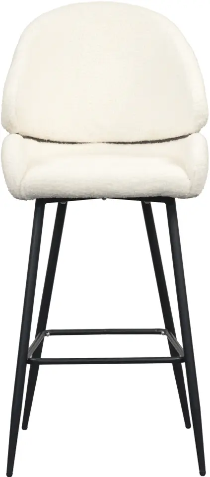 Scaun de bar Tempo Kondela Sanako Typ 2 (White/Black)