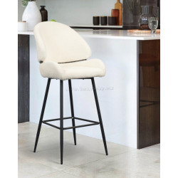 Scaun de bar Tempo Kondela Sanako Typ 2 (White/Black)