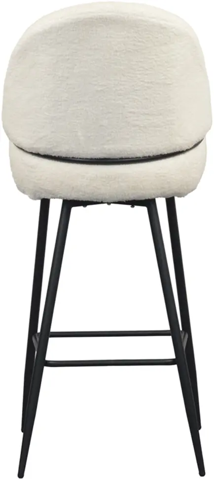 Scaun de bar Tempo Kondela Sanako Typ 2 (White/Black)