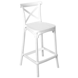 Барный стул Tempo Kondela Savita Typ 2 (White) Thumb