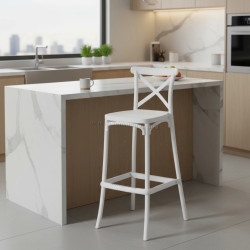 Барный стул Tempo Kondela Savita Typ 2 (White)