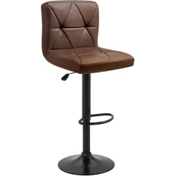 Scaun de bar Tempo Kondela Selest (Brown/Black) Thumb