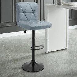 Scaun de bar Tempo Kondela Selest (Gray/Black)