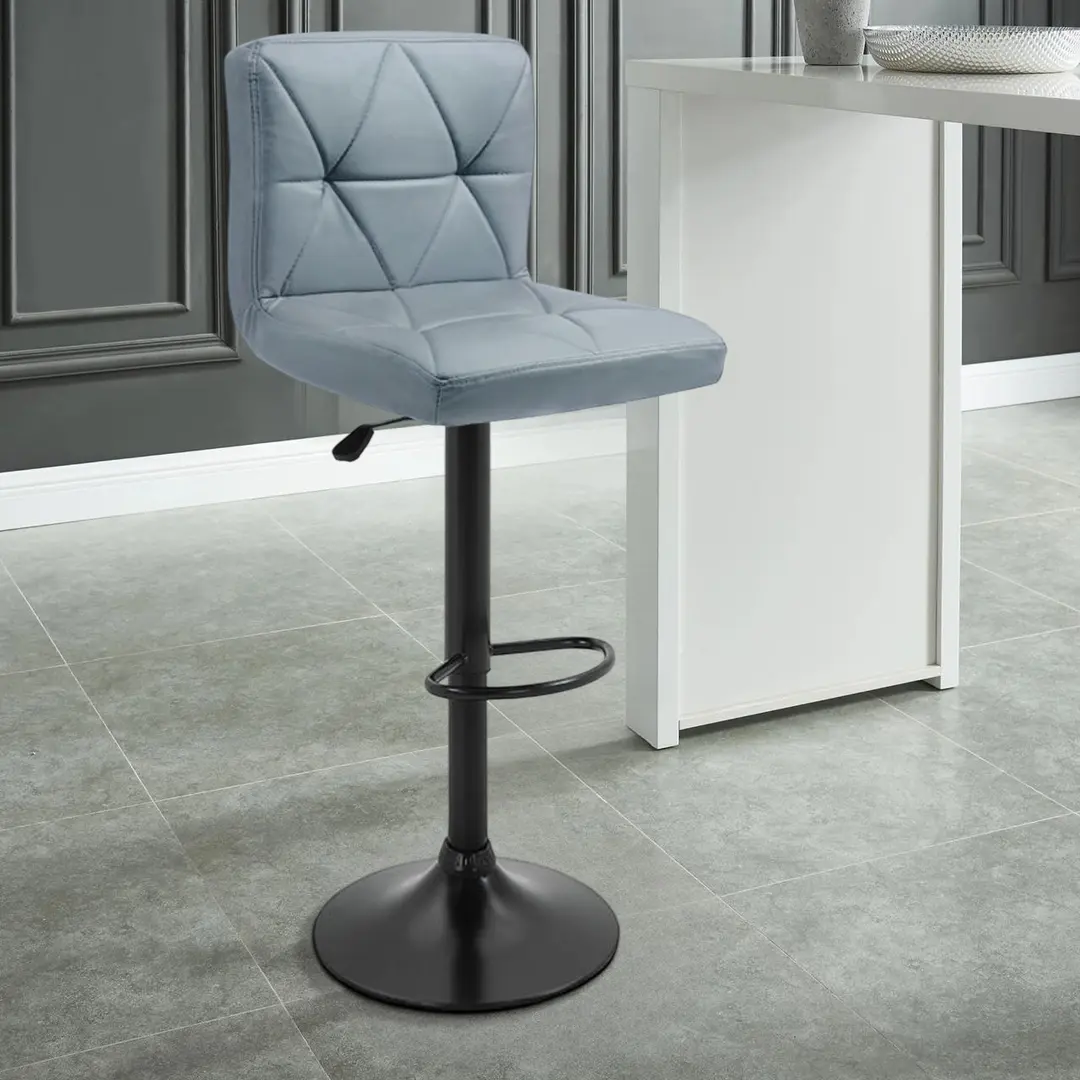 Scaun de bar Tempo Kondela Selest (Gray/Black)