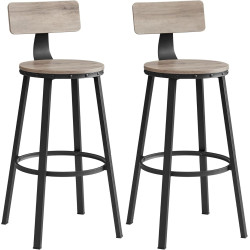 Набор барных стульев Vasagle LBC026B02 (Greige/Black) Thumb