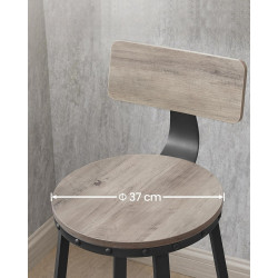 Набор барных стульев Vasagle LBC026B02 (Greige/Black) Thumb