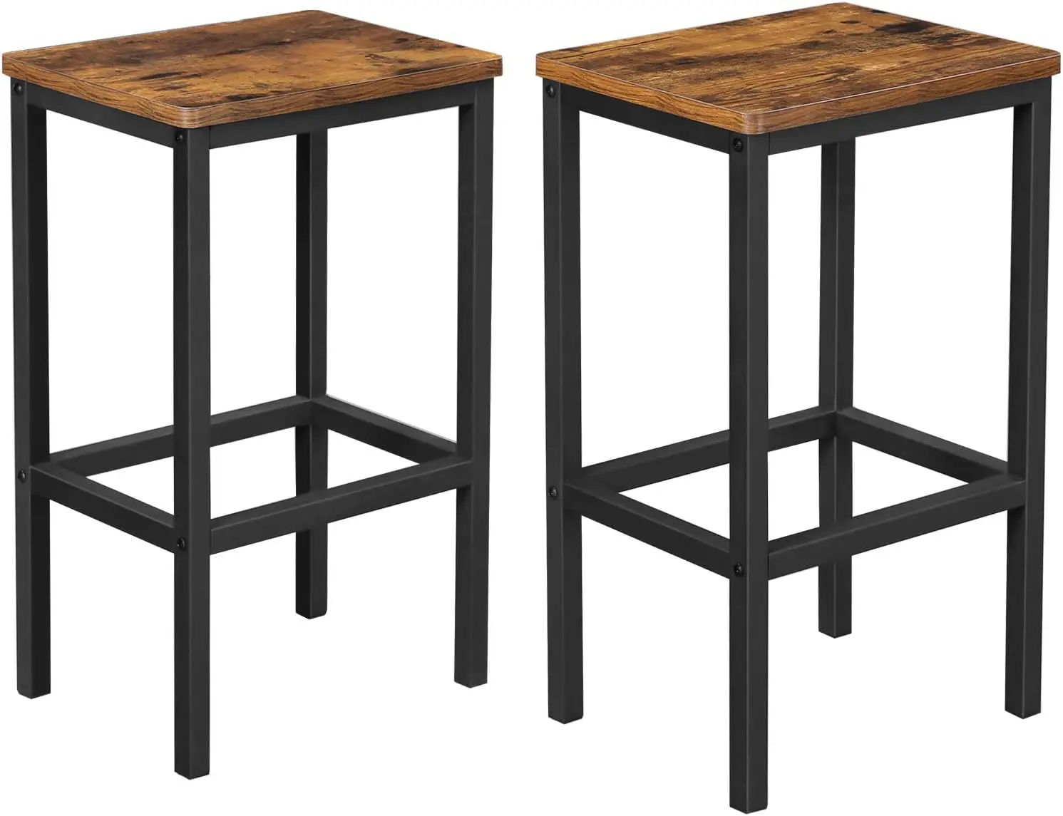 Set scaune de bar Vasagle LBC65X (Rustic Brown/Black)