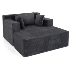 Бескаркасный диван Costway HV10779GR (Grey) Thumb