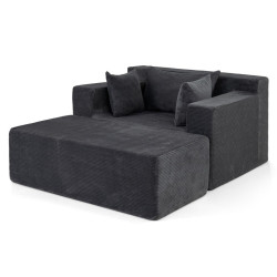 Бескаркасный диван Costway HV10779GR (Grey) Thumb