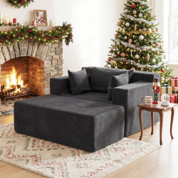Бескаркасный диван Costway HV10779GR (Grey)