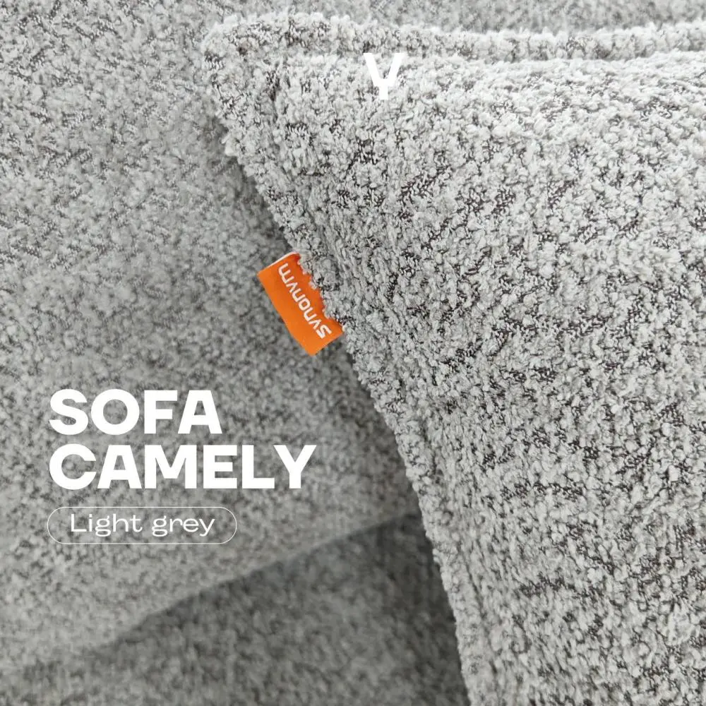 Бескаркасный угловой диван Synonym Camely (Light Grey) - 2