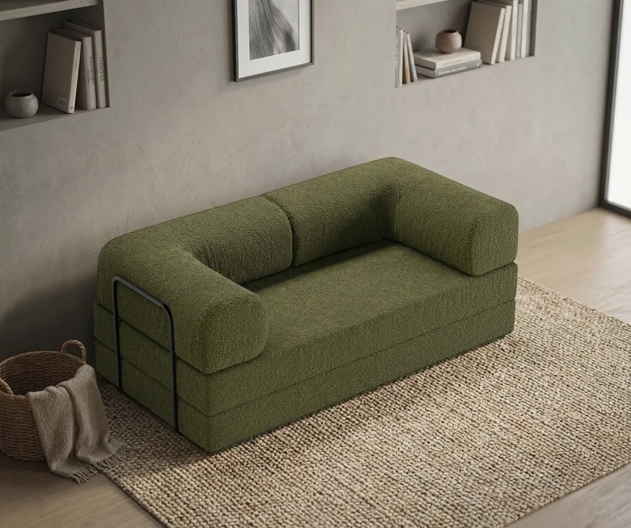 Раскладной диван Synonym Sofa Bed (Olive)