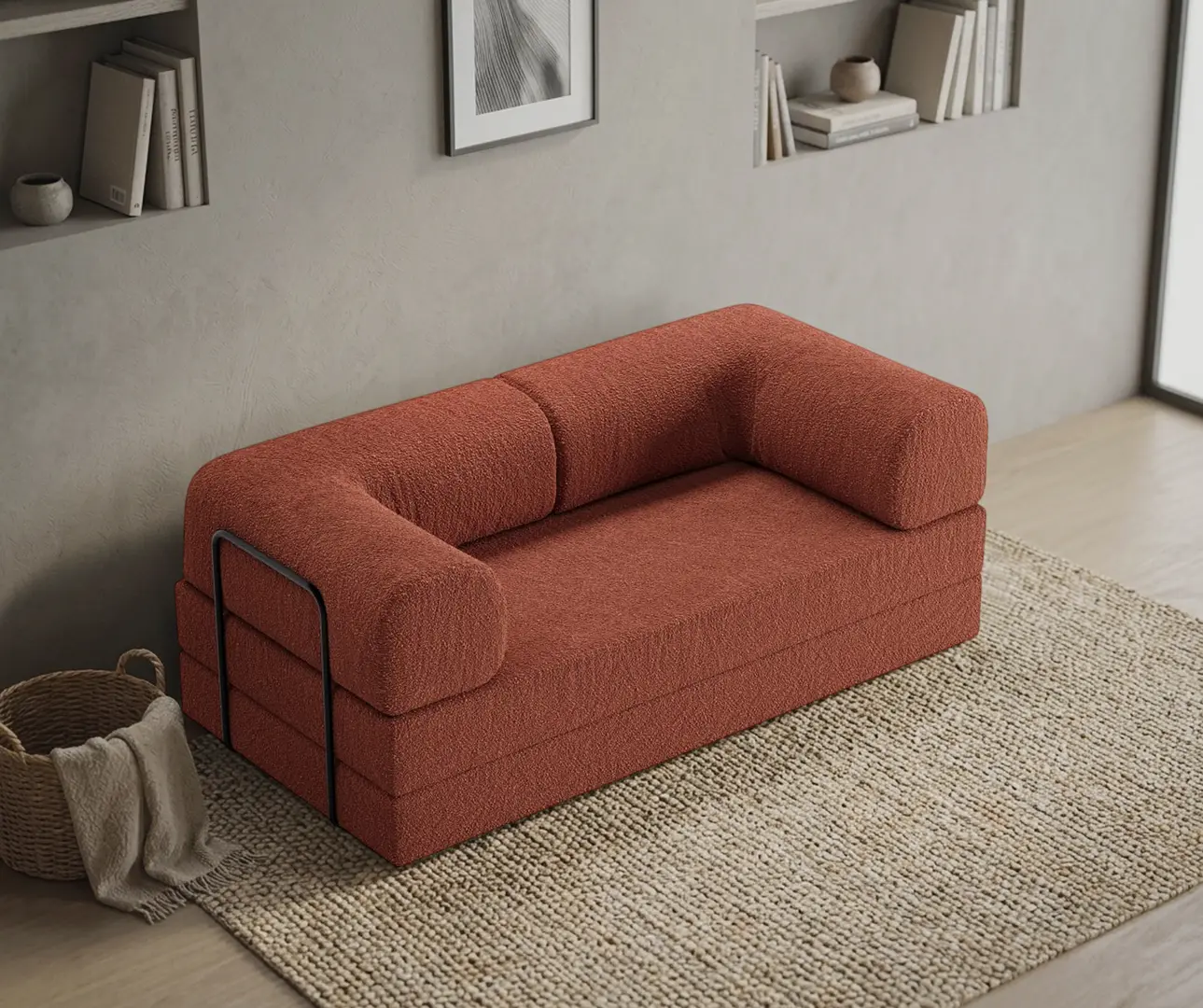 Раскладной диван Synonym Sofa Bed (Terracotta)